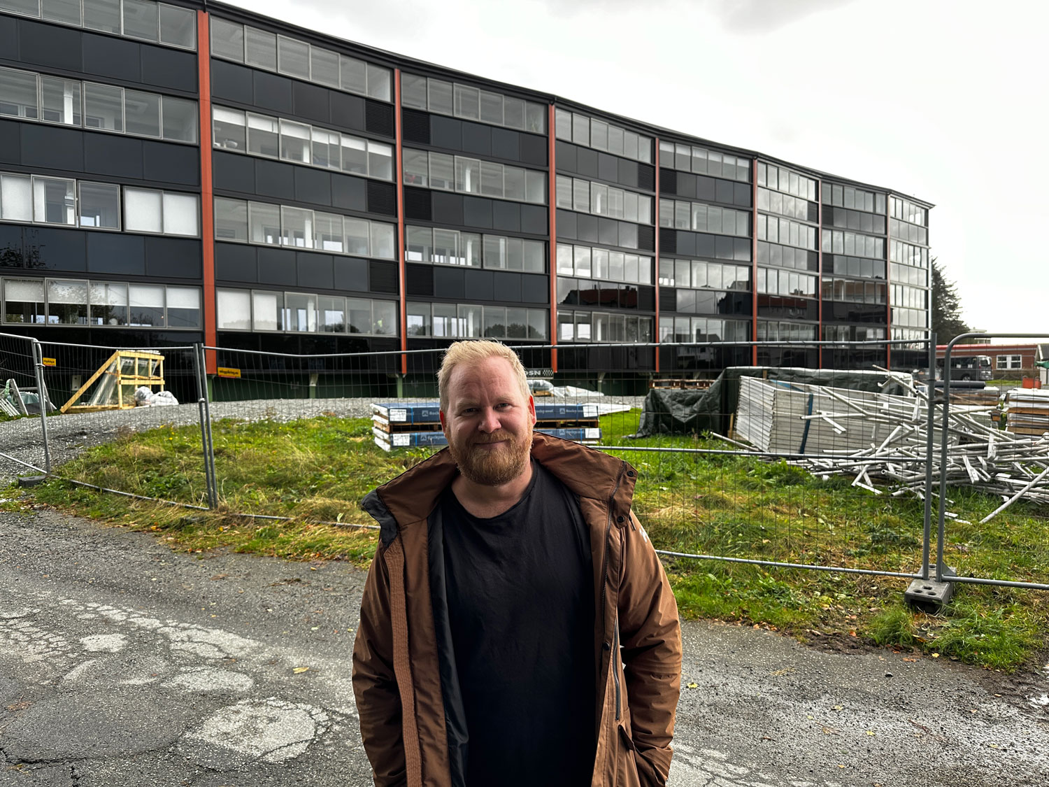 Trond Eirik Vedøy er fornøyd med utviklingen i borettslaget